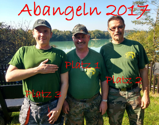 Ergebnis Abangeln am 15. Oktober 2017 Abangeln 2017